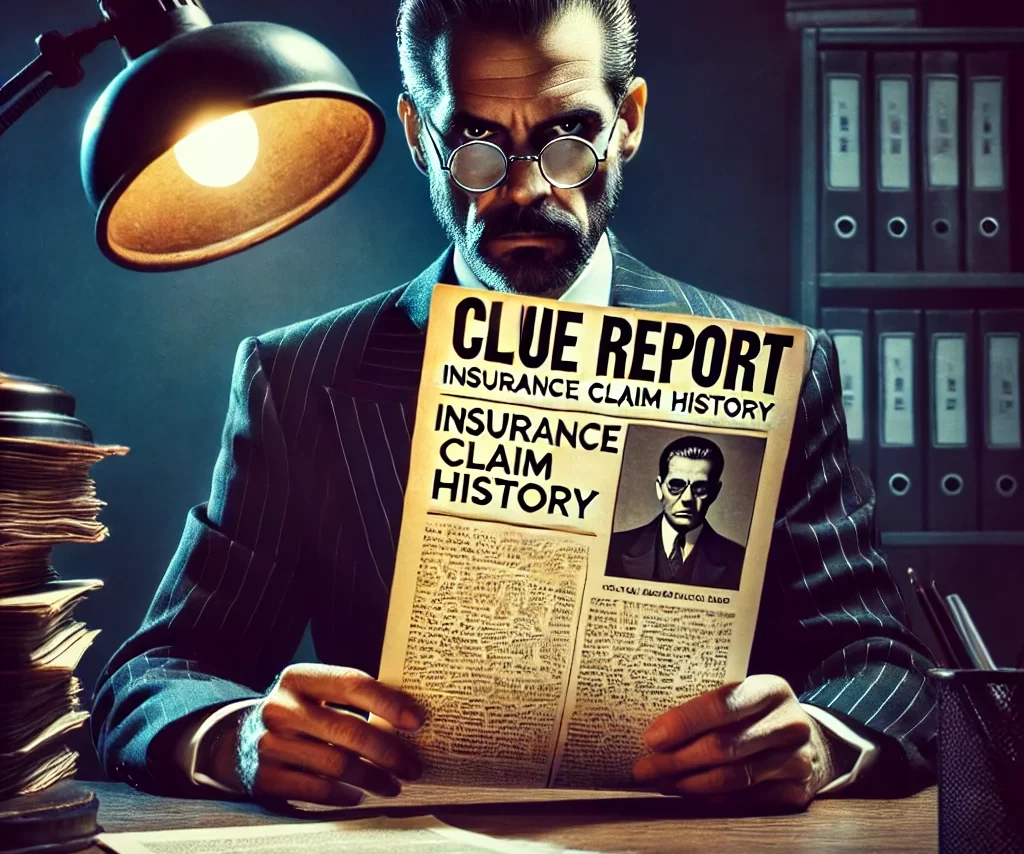 CLUE report Insurance claim history