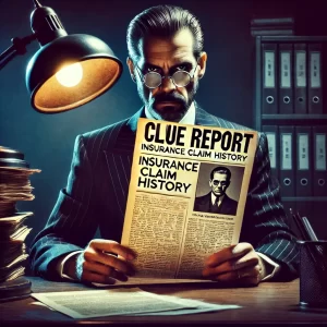 CLUE report Insurance claim history