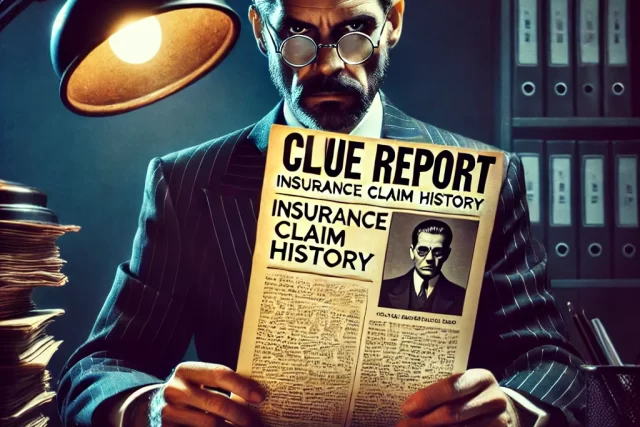 CLUE report Insurance claim history